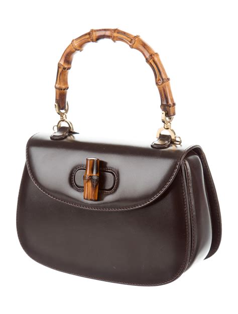 gucci top handle bags wooden|gucci tote with bamboo handles.